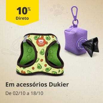 10% em acess&oacute;rios Dukier